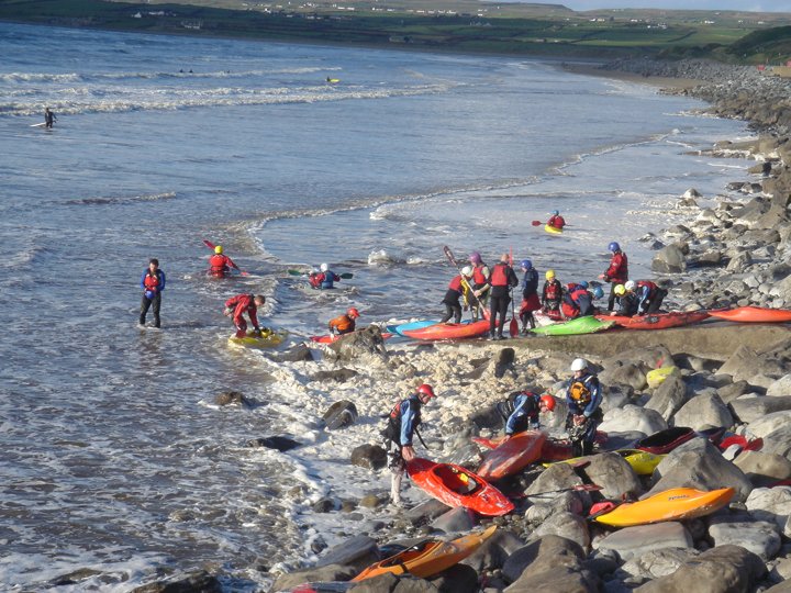 Kajaking na moři a řekách v Irsku